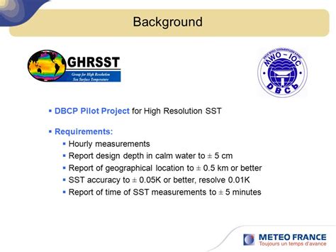 SST Requirements, Reports & Background .